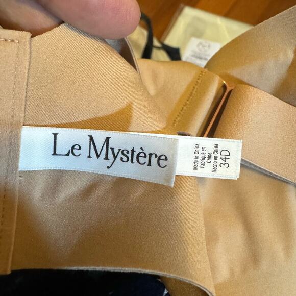 Le Mystère Women's Natural Smooth Shape Unlined Underwire Bra Size 34D NWT - Picture 10 of 12